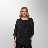 Toofan - Black - Layered Embroidered Tunic  - OS 203 - 1