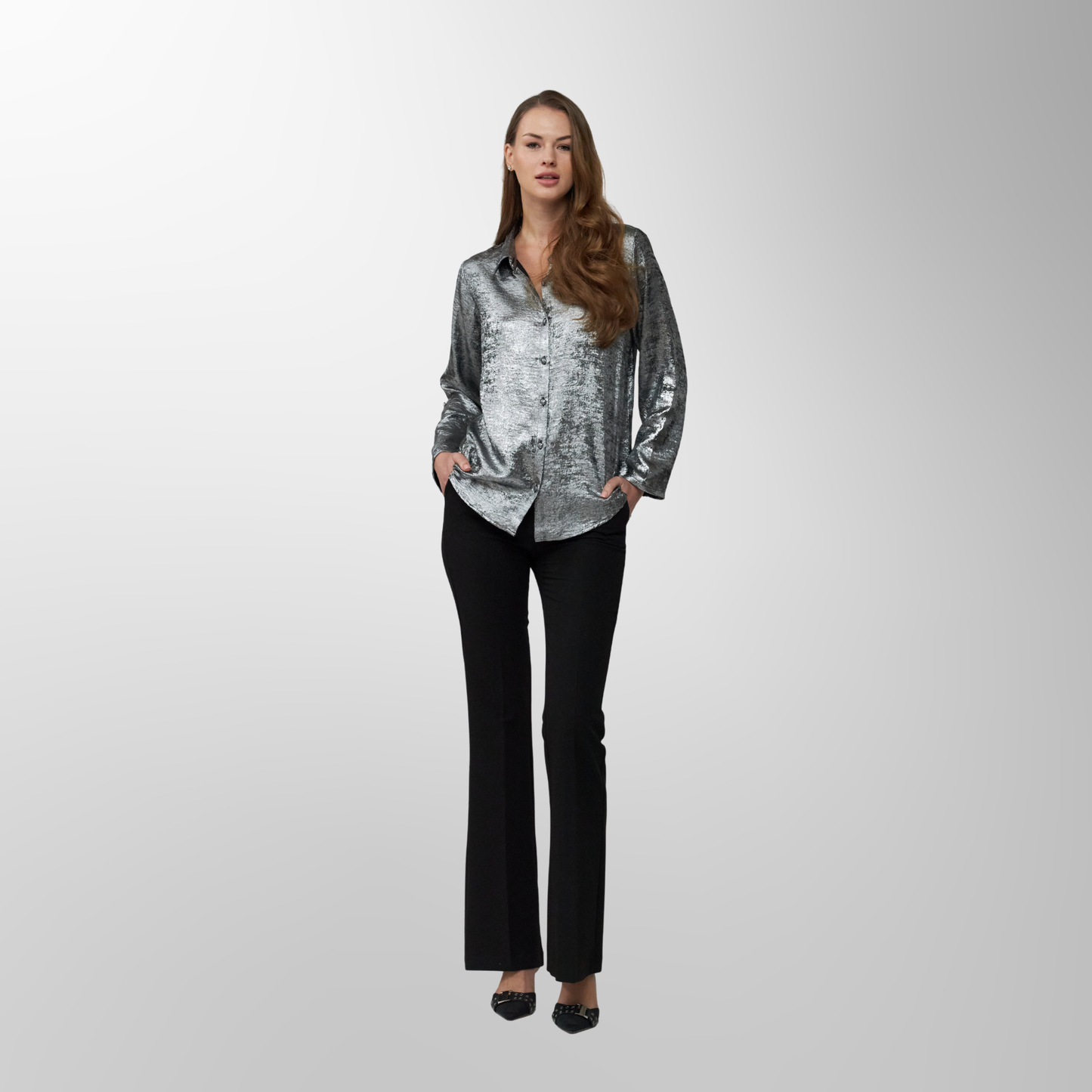 Toofan - Silver - Rounded Bottom Shirt  - F 1 - 01