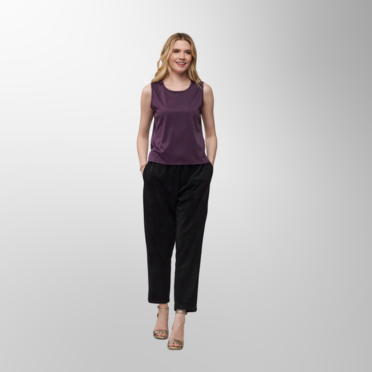 Toofan - Plum - Classic Tank Top Effortless Comfort with Timeless Appeal - M 100