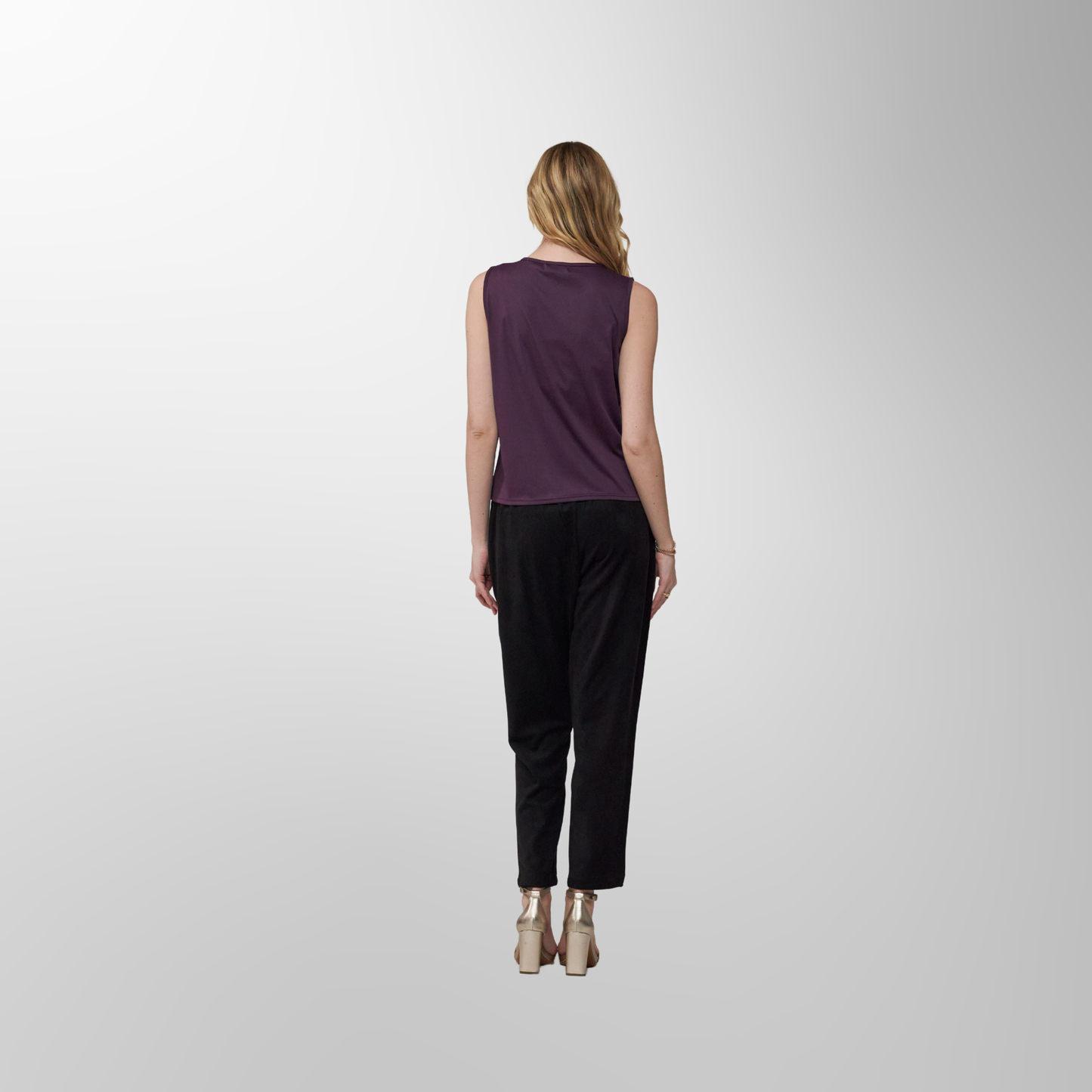 Toofan - Plum - Classic Tank Top Effortless Comfort with Timeless Appeal - M 100