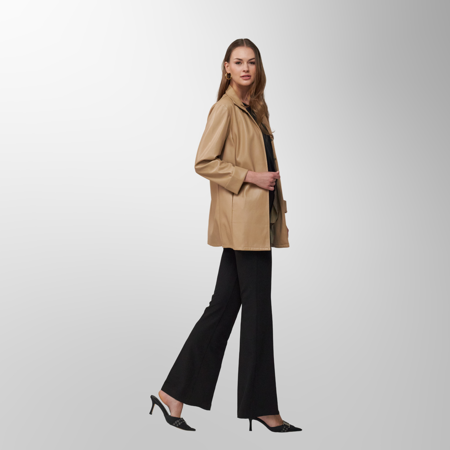 Toofan - Beige - Cardigan 2 pocket Jacket - PL 08