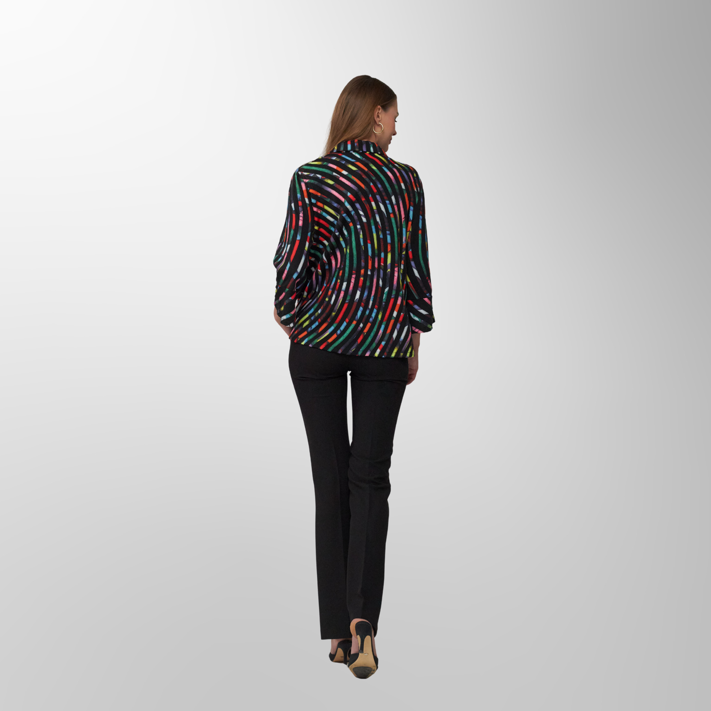Toofan - Print - Soutache Multi Color Jacket – Artistry in Motion, Elegance in Color - SR 460 - 6