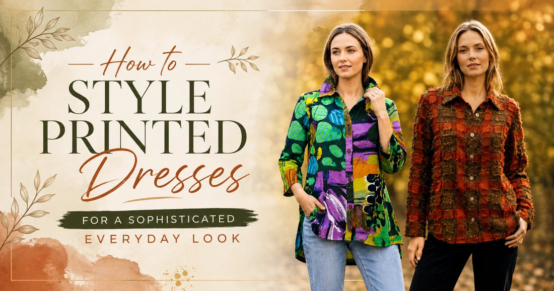 How to Style Printed Dresses for a Sophisticated Everyday Look