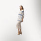 Toofan - Button-Down Tunic – 3/4 Sleeve Linen Kurti with Pockets - LST 165
