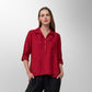 Toofan - Red - Red Ember Casual & Relaxed Top - CR 35