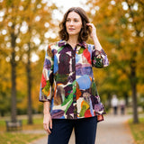 Toofan - Wire Collar Printed Shirt | 60% Tencel 40% Cotton - DP34-876