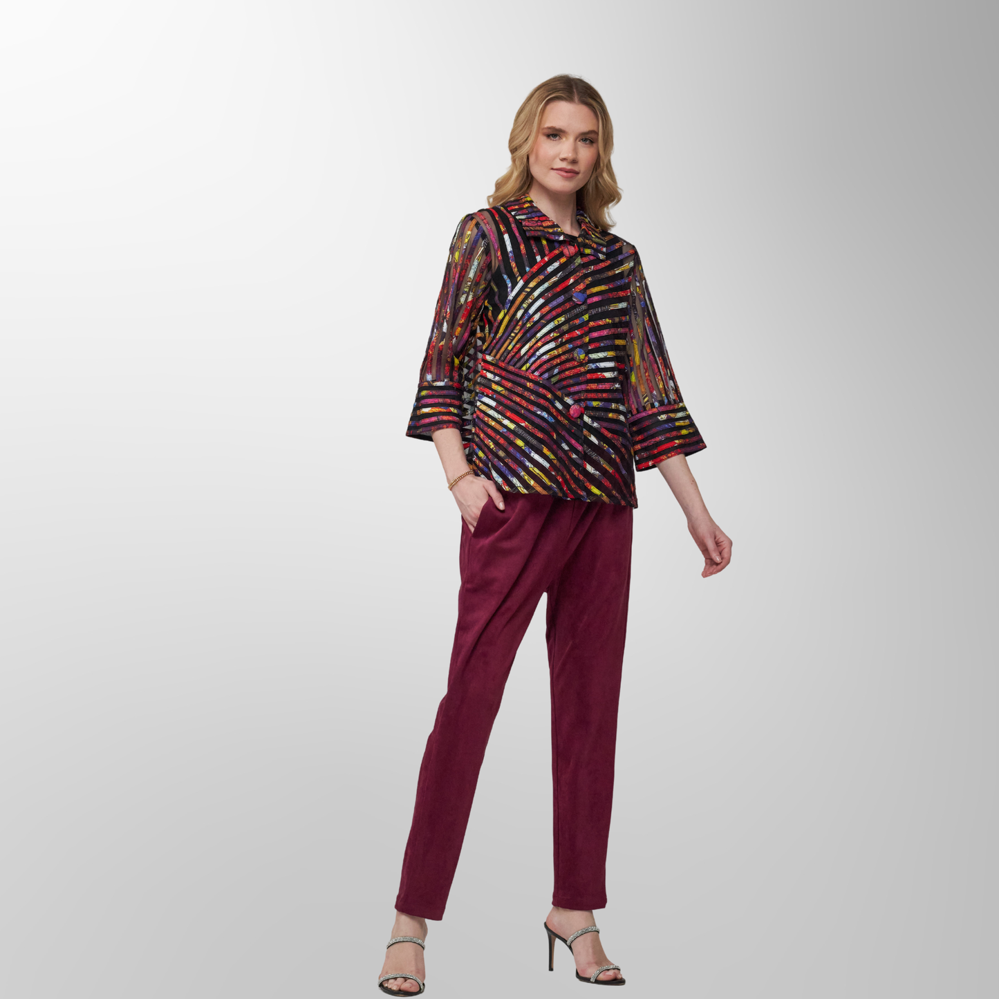 Toofan - Print - Soutache Multi Color Jacket – The Art of Celebration in Every Stitch - SR 706 - 30