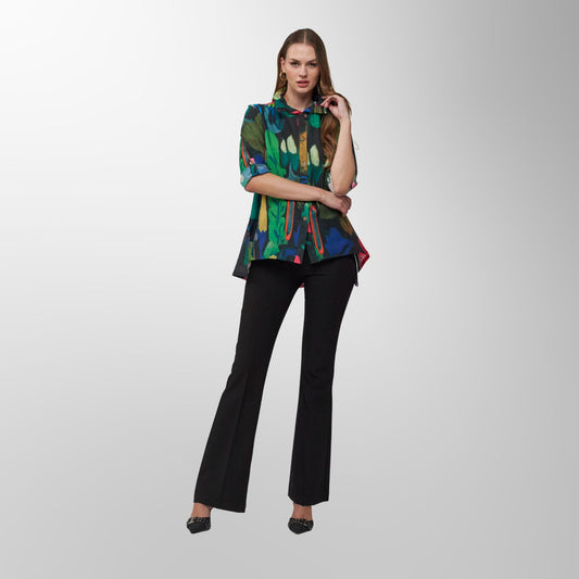 Toofan - Print - Midnight Jungle Print Button-Up Shirt - DP 34 - 778