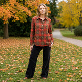 Toofan - Eyelash Shirt | Red 100% Polyester Relaxed Fit - EL38