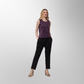 Toofan - Plum - Classic Tank Top Effortless Comfort with Timeless Appeal - M 100