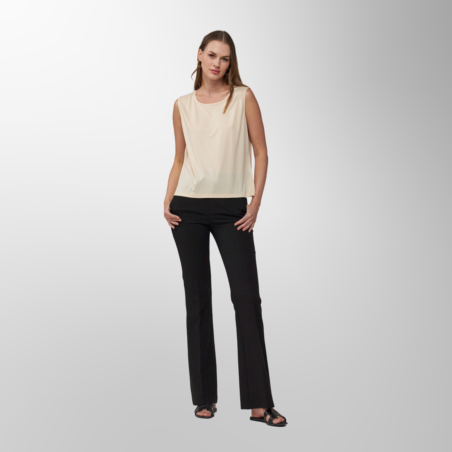 Toofan - Beige - Classic Tank Top – The Perfect Layering Essential for Every Wardrobe - M 100