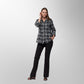 Toofan - Black - Ice Black Checkered Relaxed Fit Top - PL 88-102