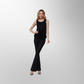 Toofan - Black - Black Glitter Tank Top – Subtle Sparkle, Effortless Grace - M 300