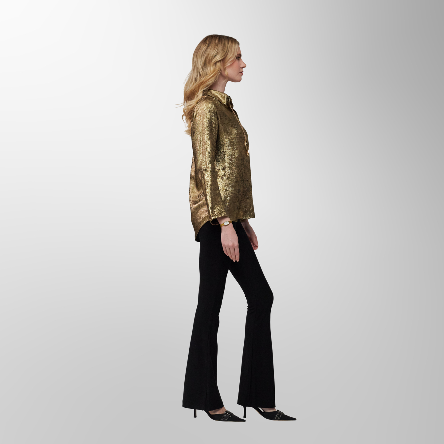 Toofan - Gold - Rounded Bottom Shirt  - F 1 - 01