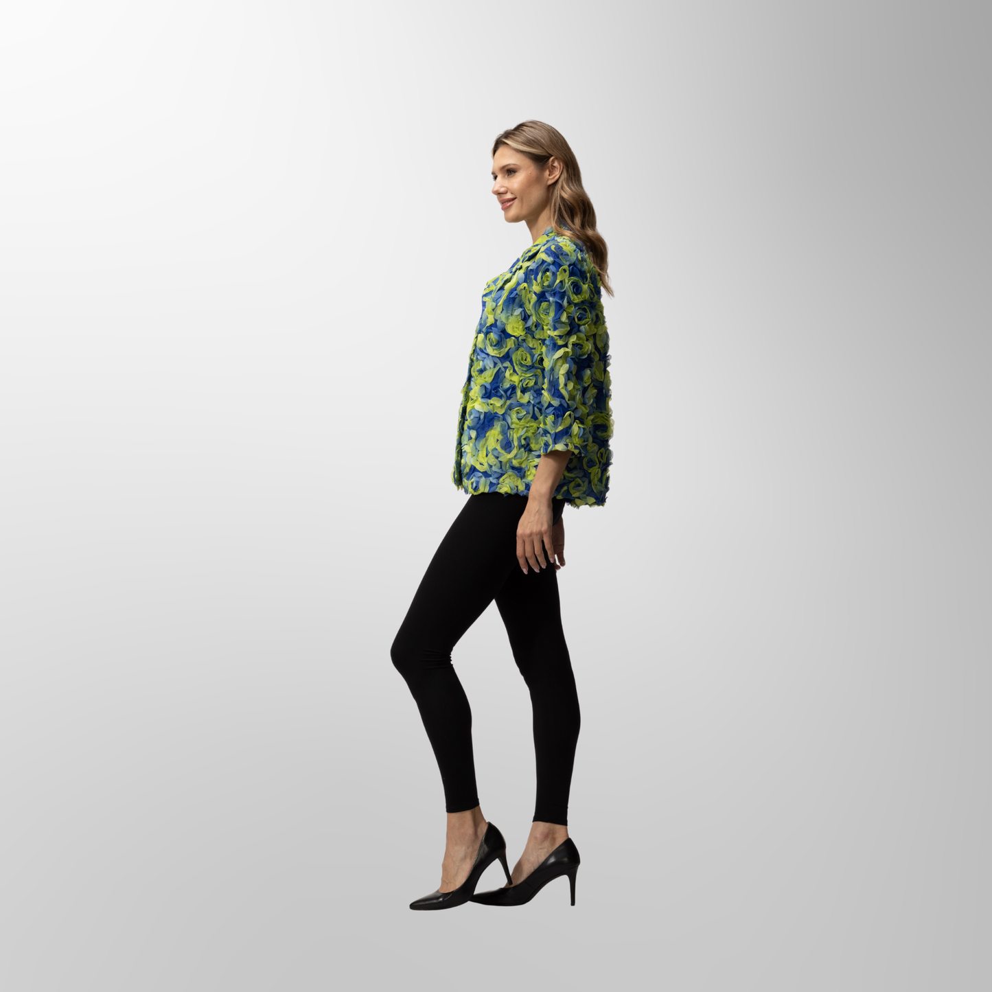 Toofan - Royal - Royal Floral Motif Statement Jacket – Regal Beauty with Modern Grace - NJ 226- 1