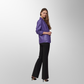 Toofan - Purple - Ruching Sleeve Blazer - PL 09