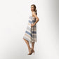 Toofan - Sleeveless A-Line Jumper – Women’s Striped Midi Dress - LST 599