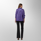Toofan - Purple - Ruching Sleeve Blazer - PL 09