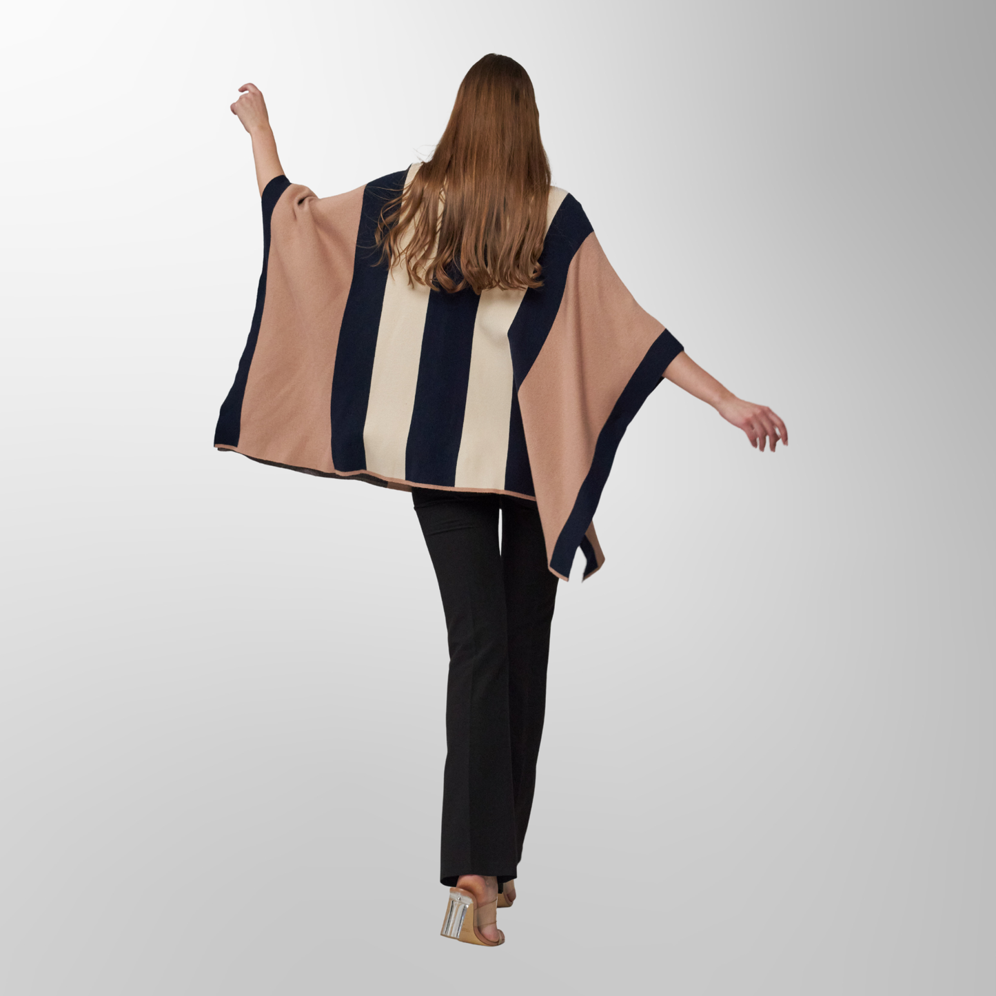 Toofan - Multi Stripe - Multi Stripe Round Neck Cardigan Jacket – Vibrant Style, Timeless Comfort - OS 227