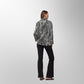 Toofan - Black/White - Urban Python Zip Jacket - BW9-08