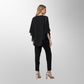 Toofan - Black - Layered Embroidered Tunic  - OS 203 - 1