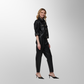 Toofan - Black - Two Pocket Smocking Sleeve Jacket - PL 13