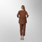 Toofan - Mocha - Mocha Breeze Relaxed Button Tunic - CR 25
